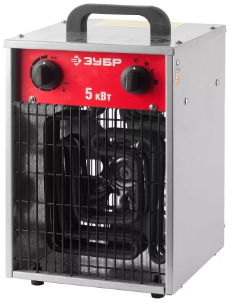 Пушка ЗУБР &quot;ЭКСПЕРТ&quot; тепловая, электрическая, 380В, 5 кВт ЗТПЭ-5.0-Ф купить в Екатеринбурге
