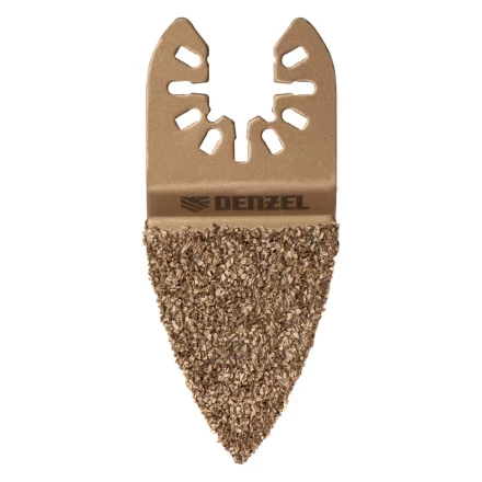 Насадка для МФИ шлифовальная двусторонняя дельта Denzel 782321, узкая, HM, по плитке и дереву, 35 мм купить в Екатеринбурге