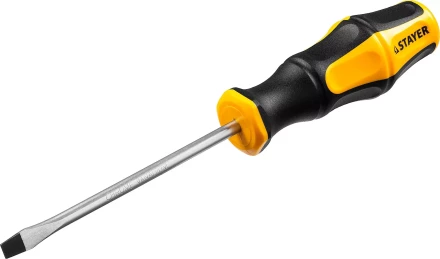 Отвертка STAYER &quot;MASTER&quot; &quot;HERCULES&quot;, Сr-V, противоскользящая рукоятка, SL5,0x100мм 25051-05-10_z02 купить в Екатеринбурге
