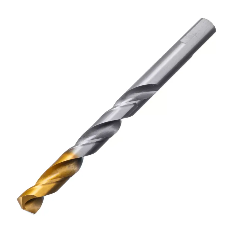 Сверло спиральное по металлу Denzel, 11 x 142 мм, Р6М5, Golden Tip, 718243 купить в Екатеринбурге