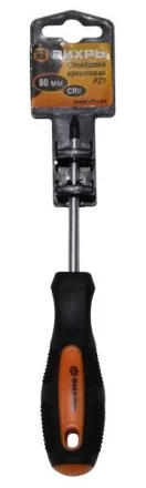 Отвёртка крестовая PZ1 80 мм Вихрь купить в Екатеринбурге