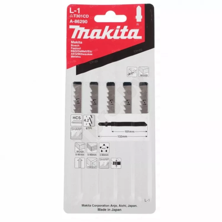 Пилки для лобзика Makita L-1 A-86290 купить в Екатеринбурге