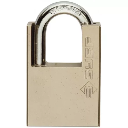 Замок навесной ЗУБР &quot;серия 223&quot; с защитой дужки, 40мм 4-37223-40 купить в Екатеринбурге