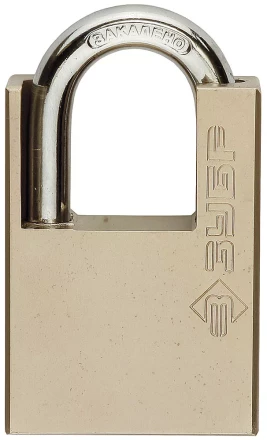 Замок навесной ЗУБР &quot;серия 223&quot; с защитой дужки, 40мм 4-37223-40 купить в Екатеринбурге