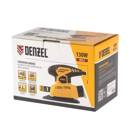 Шлифмашина плоскошлифовальная VDS-2 вибрационная Denzel 27614 купить в Екатеринбурге