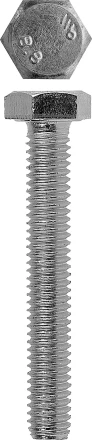 Болт ЗУБР с шестигранной головкой, DIN 933, класс прочности 8.8, оцинкованный, M12x25 мм, ТФ6, 4 шт. 4-303076-12-025 купить в Екатеринбурге
