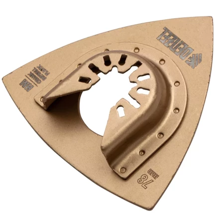 Насадка для МФИ шлифовальная дельтавидная Denzel 782323, HM, по плитке и дереву, 78 мм купить в Екатеринбурге