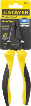Плоскогубцы комбинированные STAYER "PROTech", эксцентриковое расположение шарнира, 180мм 22027-1-18_z02 купить в Екатеринбурге