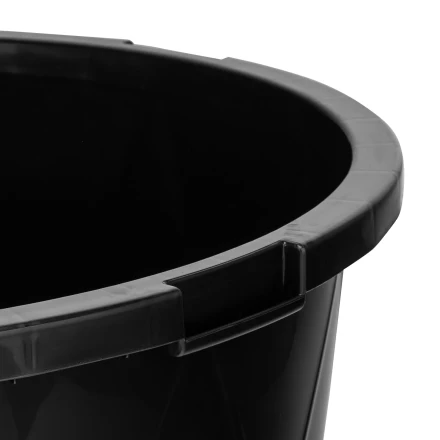 Таз строительный круглый универсальный Matrix, 120л, ударопрочный, с ребрами жесткости 81473 купить в Екатеринбурге