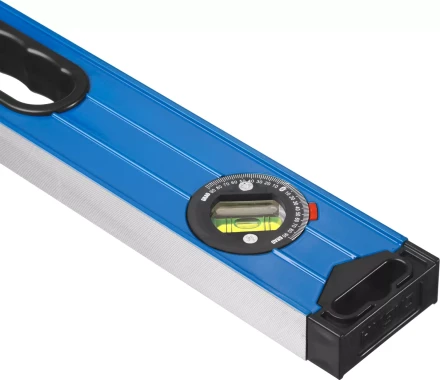 Уровень СИБИН коробчатый усиленный, утолщенный профиль, 2 фрезерованные поверхности, 3 противоударных ампулы (1 поворотная на 360 град), с ручками, 1 34609-100 купить в Екатеринбурге