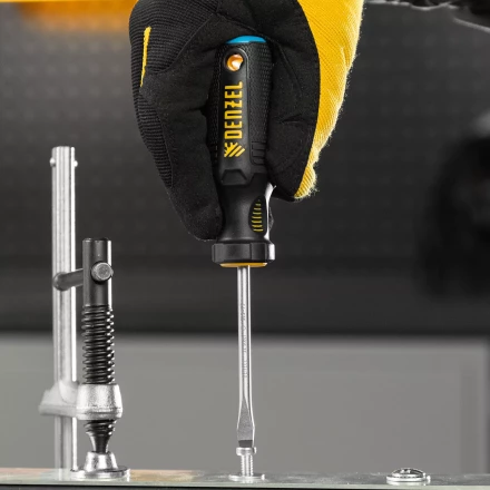 Набор отверток 5 шт Denzel, PH+SL, S2, 3к рукоятка, 122157 купить в Екатеринбурге