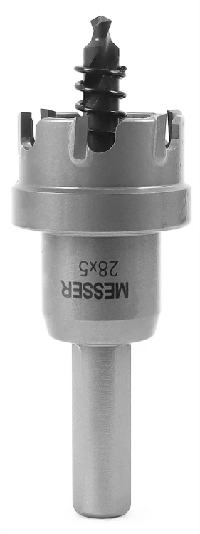 ТСТ коронка MESSER 28X5 с центрирующим сверлом и толкающей пружиной купить в Екатеринбурге