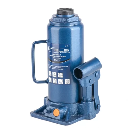 Домкрат гидравлический бутылочный 10 т h подъема 230–460 мм STELS 51106 купить в Екатеринбурге