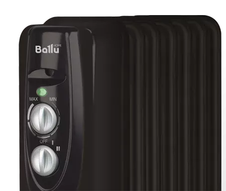 Маслянный радиатор обогреватель электрический BALLU Classic black BOH/CL-05BRN 1000 купить в Екатеринбурге