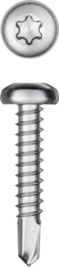 Нержавеющие саморезы DS-P с полукруглой головкой, коробка 300931-48-025