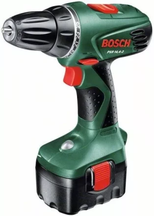 Аккумуляторная дрель BOSCH PSR 14,4-2 1 аккумулятор (0.603.951.G20) купить в Екатеринбурге