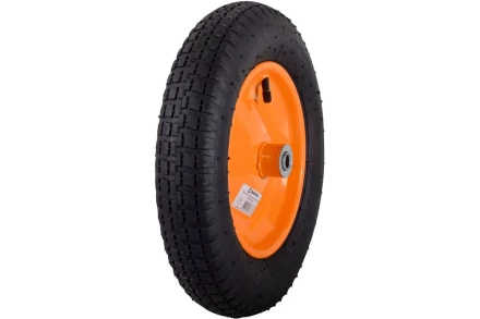 Колесо пневматическое Вихрь КТ-360-16 (360 мм, d 16мм) для тачки 65-1 73/7/4/7 купить в Екатеринбурге