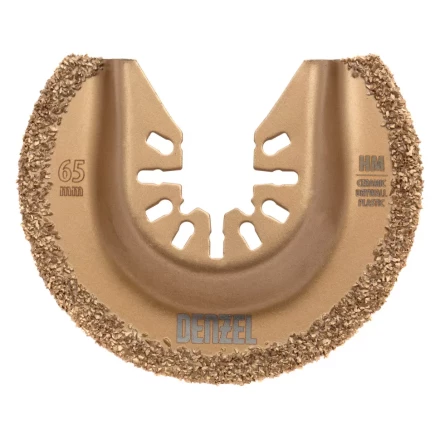 Насадка для МФИ режущая полукруг Denzel 782325, HM, по плитке, 63 мм купить в Екатеринбурге