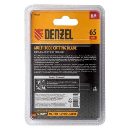Насадка для МФИ режущая полукруг Denzel 782325, HM, по плитке, 63 мм купить в Екатеринбурге