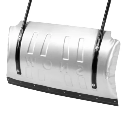 Движок для уборки снега оцинкованный, 750х420х1120 мм, усиленный, стальная рукоятка,Россия, Сибртех 61497 купить в Екатеринбурге