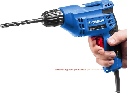 Дрель реверсивная ЗД-П421 ЭР серия ПРОФЕССИОНАЛ купить в Екатеринбурге