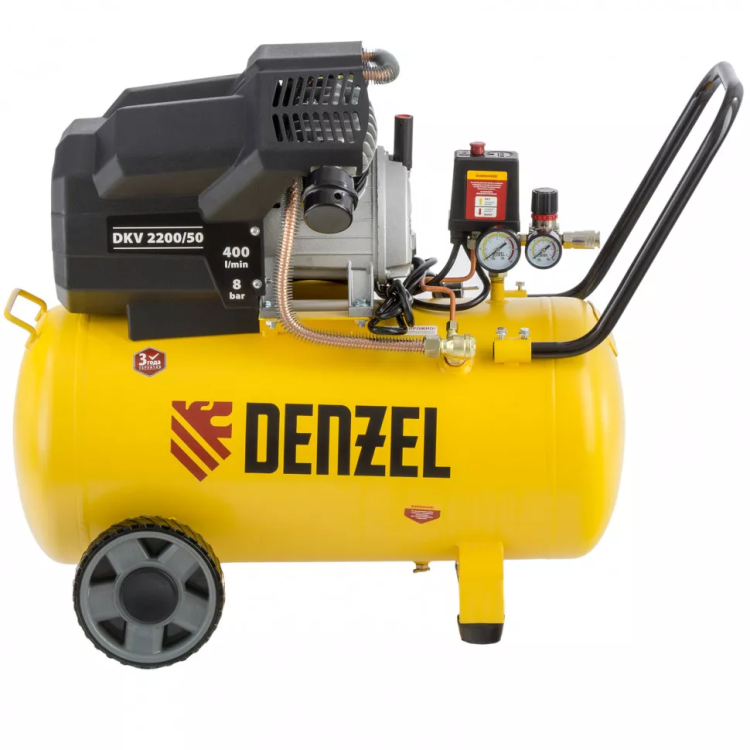 Компрессор воздушный Denzel DKV2200/50 Х-PRO 58083 купить в Екатеринбурге