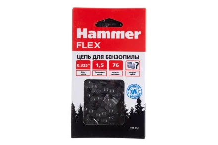 Цепь пильная HAMMER 0,325&#039;&#039;-1,5мм-76зв купить в Екатеринбурге