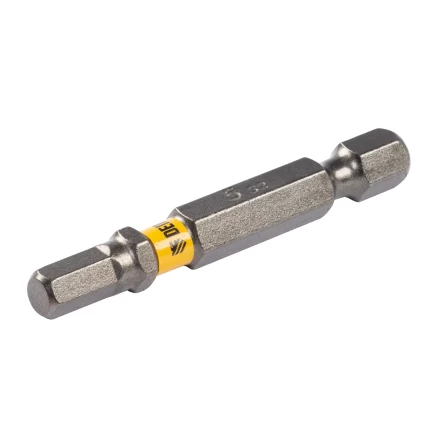 Бита HEX 5х50, сталь S2, шестигранный профиль, 10 шт. Е 6,3 Denzel 11663 купить в Екатеринбурге