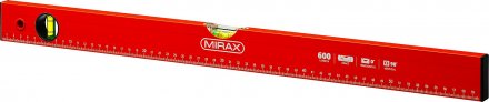 Уровень коробчатый MIRAX, 2 ампулы, крашеный, 600мм 34602-060_z02 купить в Екатеринбурге