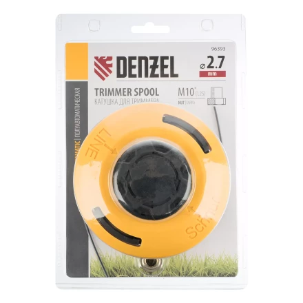 Катушка триммер. полуавтомат., гайка М10, М10, М12, лев. шаг 1,25 1,5 1,5мм Denzel 96393 купить в Екатеринбурге