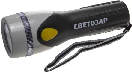 Фонарь СВЕТОЗАР &quot;UPITER&quot; ручной с пластмассовым корпусом и ремешком, ксеноновая лампа, 2xD SV-56375 купить в Екатеринбурге
