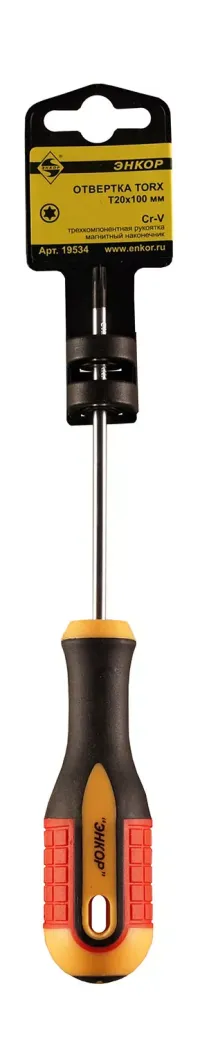 Отвертка Torx T20х100мм Энкор 19534