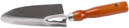Совок GRINDA посадочный широкий из нержавеющей стали с деревянной ручкой, 290 мм 8-421111_z01 купить в Екатеринбурге