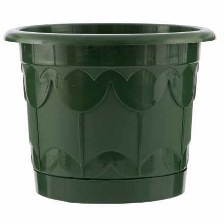 Горшок Тюльпан с поддоном зеленый 1,4 л PALISAD 69236 купить в Екатеринбурге