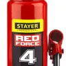 Домкрат гидравлический бутылочный "RED FORCE", 4т, 195-380 мм, STAYER 43160-4 43160-4_z01 купить в Екатеринбурге