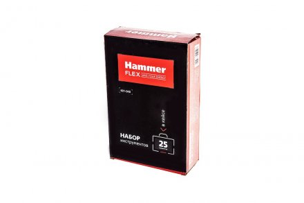 Набор инструментов HAMMER 601-040 25 предметов купить в Екатеринбурге