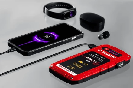 ЗУБР АПУ-400, 12 В, макс. 400 А, аккумуляторное пусковое устройство (59322) купить в Екатеринбурге