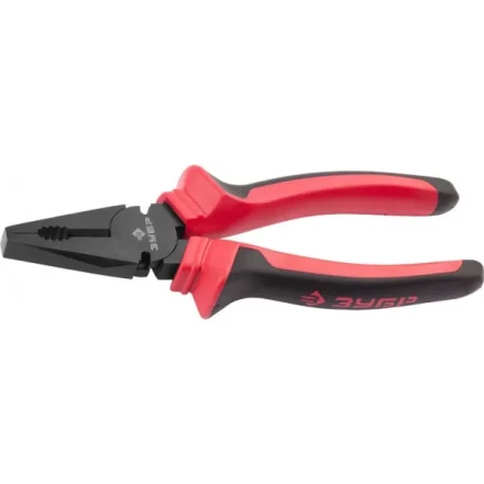 Плоскогубцы ЗУБР &quot;МАСТЕР&quot; комбинированные, маслобензостойкая рукоятка, покрытие оксидированное с полировкой, 180мм 22015-1-18_z01 купить в Екатеринбурге