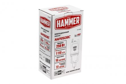 Вибрационный насос HAMMER NAP250BC(16) купить в Екатеринбурге
