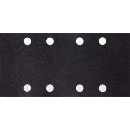 Лист шлиф. универсал. URAGAN &quot;Оптимален для мягких пород дерева&quot; 8 отверстий по линии, для ПШМ, P100, 80х166мм, 50шт 907-21101-100-50 купить в Екатеринбурге