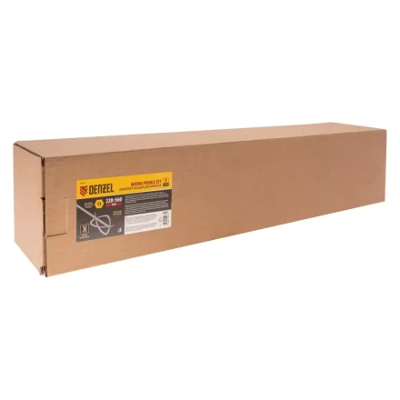 Комплект насадок для строительного миксера Denzel 84839, 2шт., 220х560 мм, оцинкованные, хвостовик HEX13 купить в Екатеринбурге