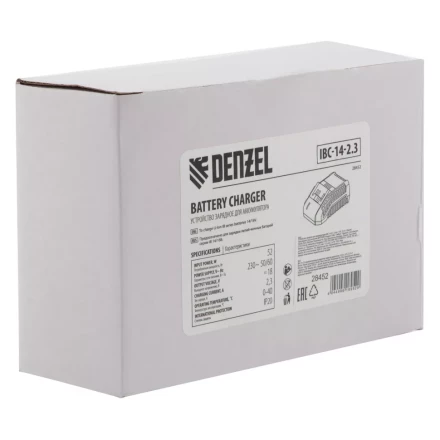 Устройство зарядное для аккумуляторов IBC-14-2.3, Li-Ion, 14 В, 2.3 А Denzel 28452 купить в Екатеринбурге