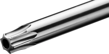 Отвертка KRAFTOOL, Cr-Mo-V сталь, двухкомпонентная противоскользящая рукоятка, TORX Hole, №15x80мм 250077-15-080 купить в Екатеринбурге