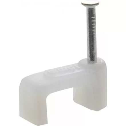 Скоба-держатель для плоского кабеля, с оцинкованным гвоздем, 8 мм, 100 шт, STAYER Master 4511-08 4511-08 купить в Екатеринбурге