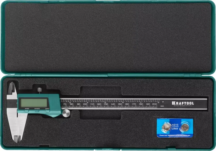 Штангенциркуль KRAFTOOL электронный, 200мм, 0,01мм 34460-200 купить в Екатеринбурге