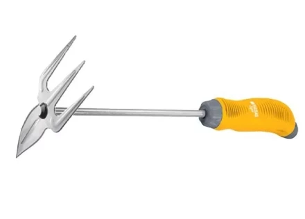 Мотыжка комб профиль &quot;лепесток&quot; и 3-зубая молибденовое покрытие 2-комп. рукоятка  PALISAD LUXE 62376 купить в Екатеринбурге