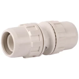 Соединитель ЗУБР "ШиреФит" "штуцер с гайкой - штуцер с гайкой", 26мм 51490-26