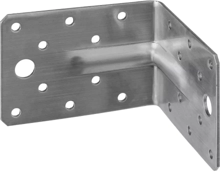 ЗУБР УНКУ-2.0, 65 x 90 x 90 x 2 мм, усиленный нержавеющий крепежный уголок, Профессионал (310516-65) купить в Екатеринбурге