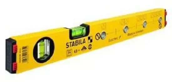 Уровень электрика 120 см  тип 70Electric 2 глазка 16136  STABILA купить в Екатеринбурге