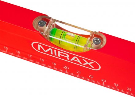 Уровень коробчатый MIRAX, 2 ампулы, крашеный, 400мм 34602-040_z02 купить в Екатеринбурге